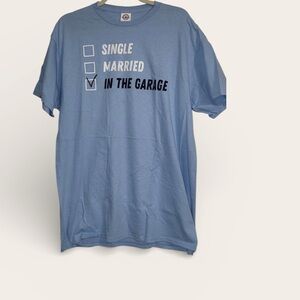 Blue Graphic Men's T-Shirt